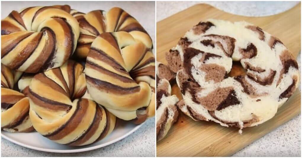 Delicious Homemade Buns Simple and very beautiful chocolate buns for tea